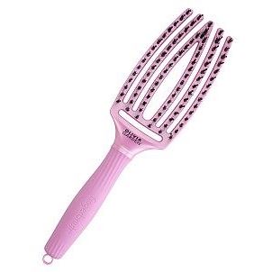 Olivia Garden Щетки и расчески для волос ID1863 Щетка Fingerbrush Boar&Nylon Celestial Pink Щетка для волос