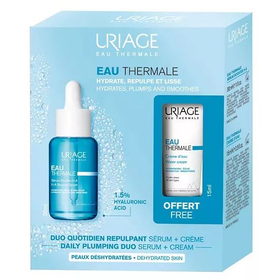 Uriage Eau Thermale Набор Eau Thermale Hydrate Набор: увлажняющая сыворотка-бустер, увлажняющий крем
