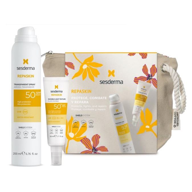 Sesderma Sun Care Набор Repaskin Invisible Набор: 
Крем «Клеточный активатор», Сыворотка липосомальная с гиалуроновой кислотой
