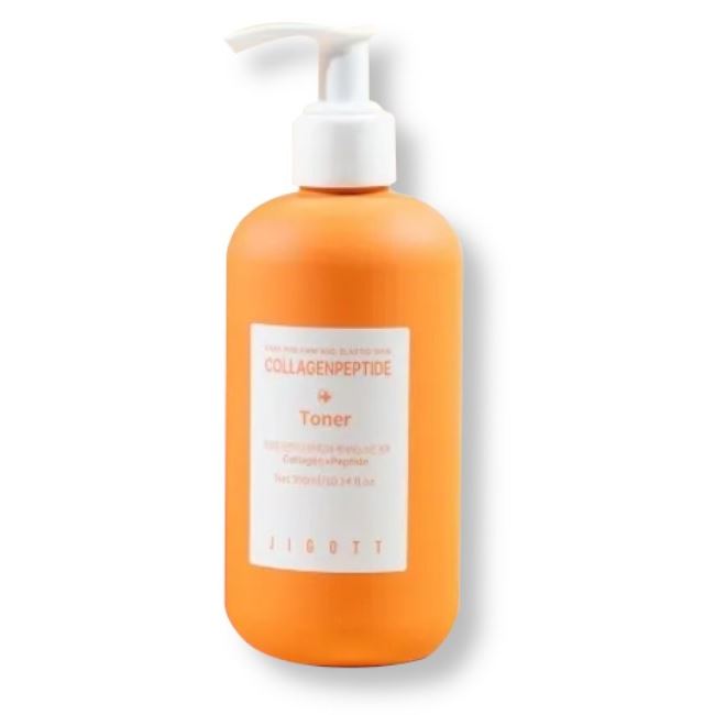 Jigott Skin Care Collagen Peptide Toner Тонер для лица с коллагеном и пептидами 