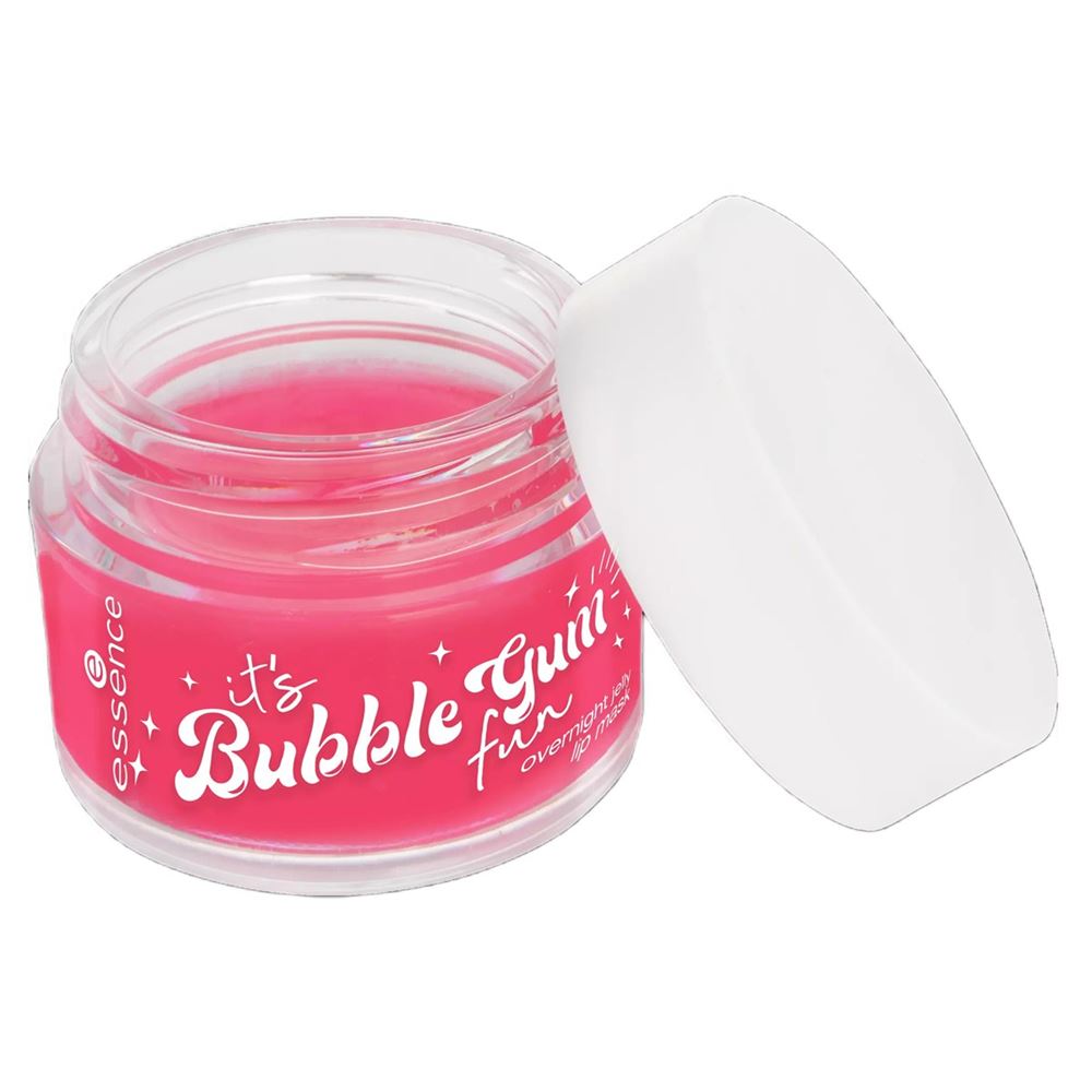 Essence Face Care It's Bubble Gum fun overnight jelly Lip Mask Маска для губ 