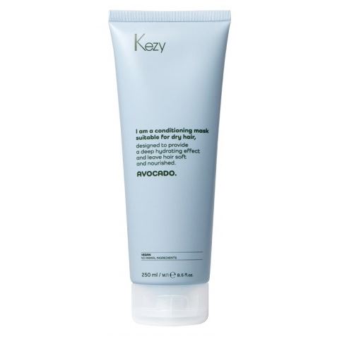 KEZY I am AVOCADO  I am AVOCADO Кондиционирующая маска с маслом авокадо для очень сухих волос  Кондиционирующая маска с маслом авокадо для очень сухих волос 