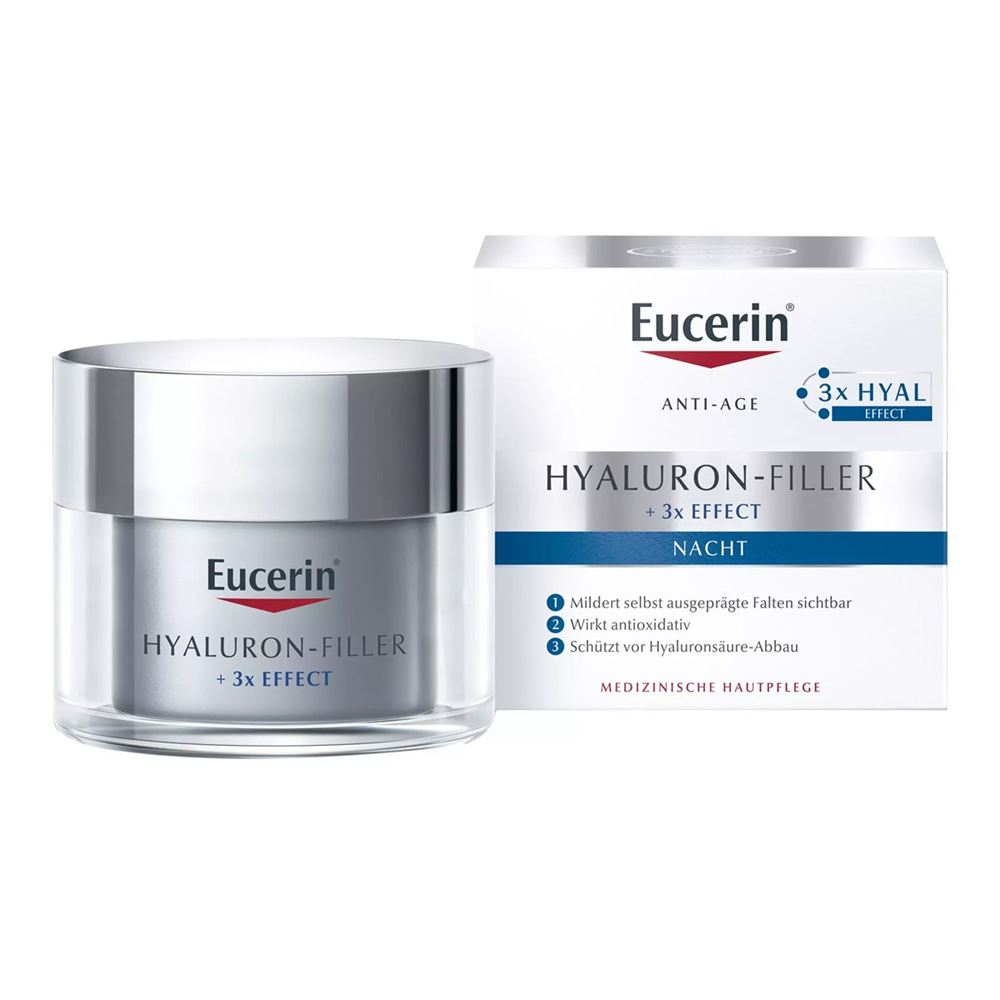 Eucerin Hyaluron-Filler Hyaluron-Filler Ночной антивозрастной крем для ухода за кожей Ночной антивозрастной крем для ухода за кожей
