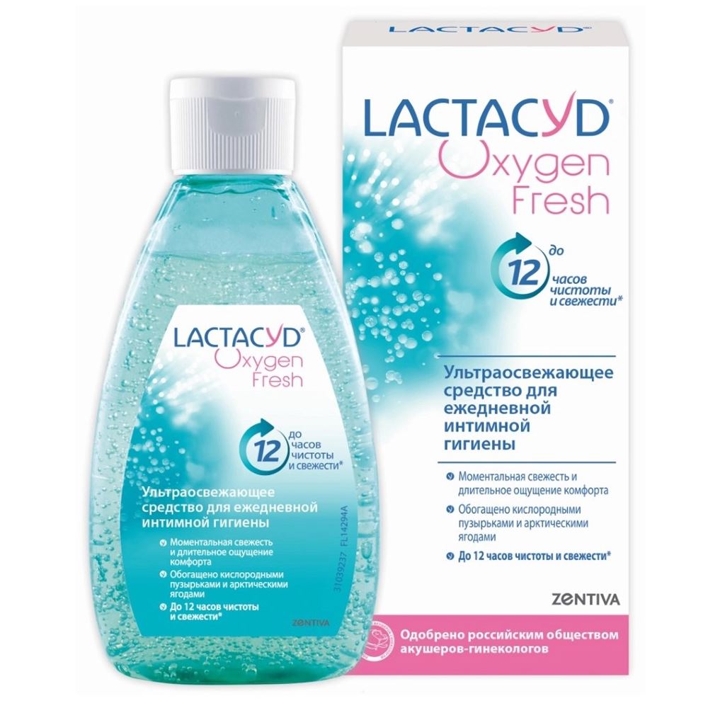 Lactacyd Средства для интимной гигиены Oxygen Frash  Гель для интимной гигиены кислородная свежесть