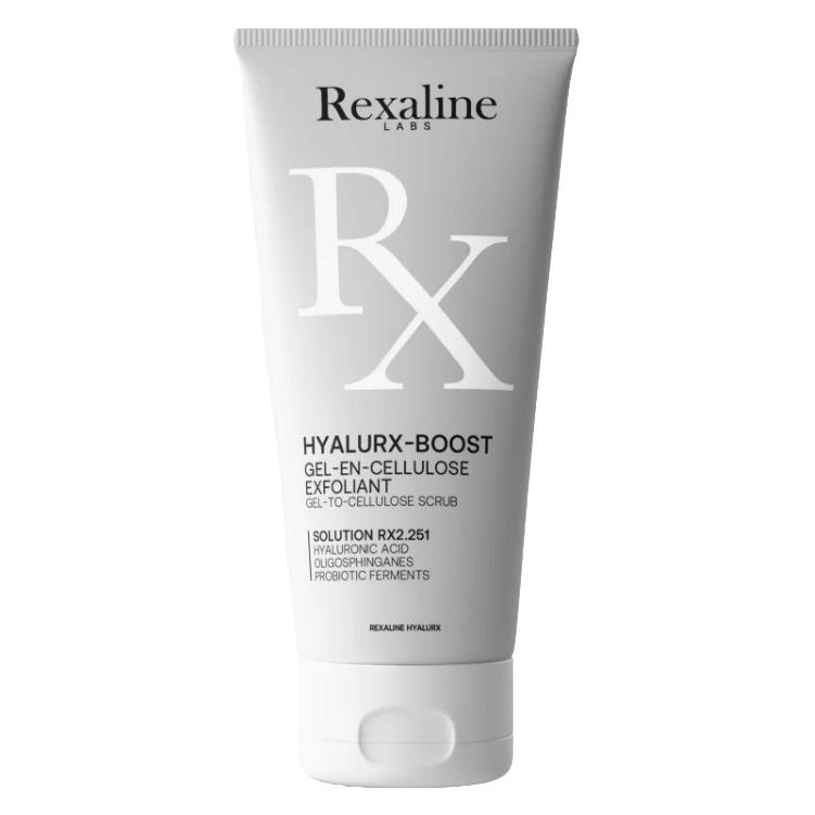 Rexaline 3D Hydra Hyalurx-Boost Gel-To-Cellulose Scrub Мягкий целлюлозный скраб для лица