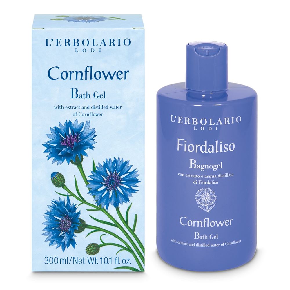 L`Erbolario Body Care Cornflower Bath Gel Гель для душа с экстрактом василька