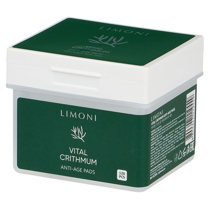 Limoni Anti Age Vital Crithmum Anti-Age Pads  Антивозрастные тонер-пэды для лица с критмумом