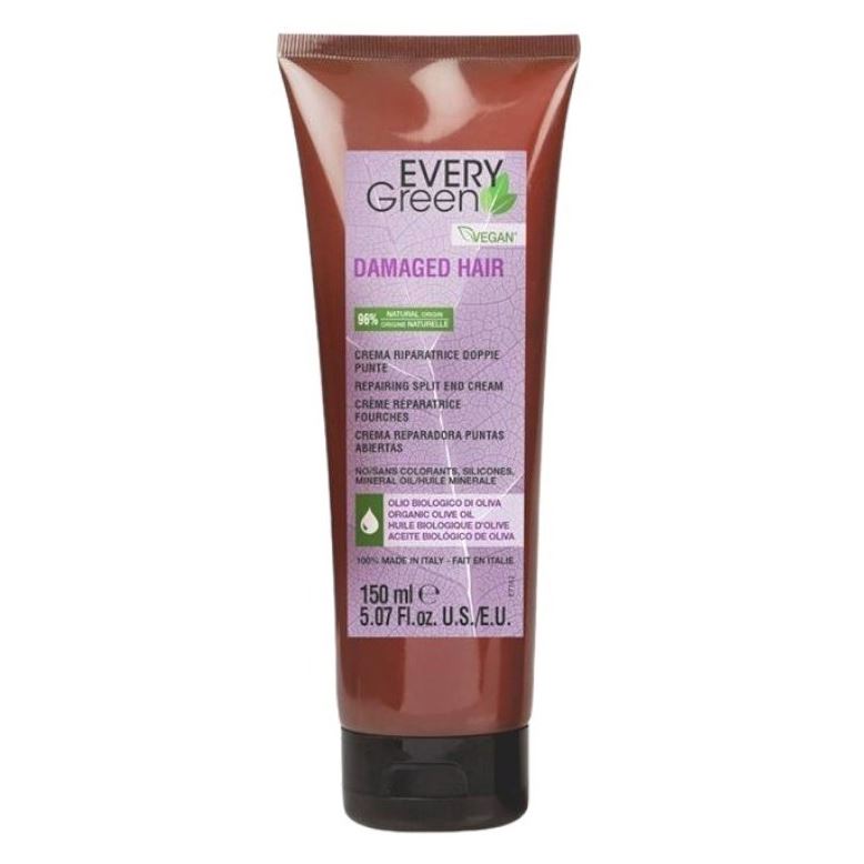 Dikson EveryGreen Vegan Damaged Hair Repairing Split End Cream Восстанавливающий крем для секущихся кончиков волос