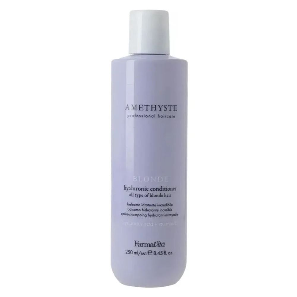 Farmavita Amethyste Professional Amethyste Blonde Hyaluronic Conditioner Интенсивный увлажняющий бальзам для осветленных волос