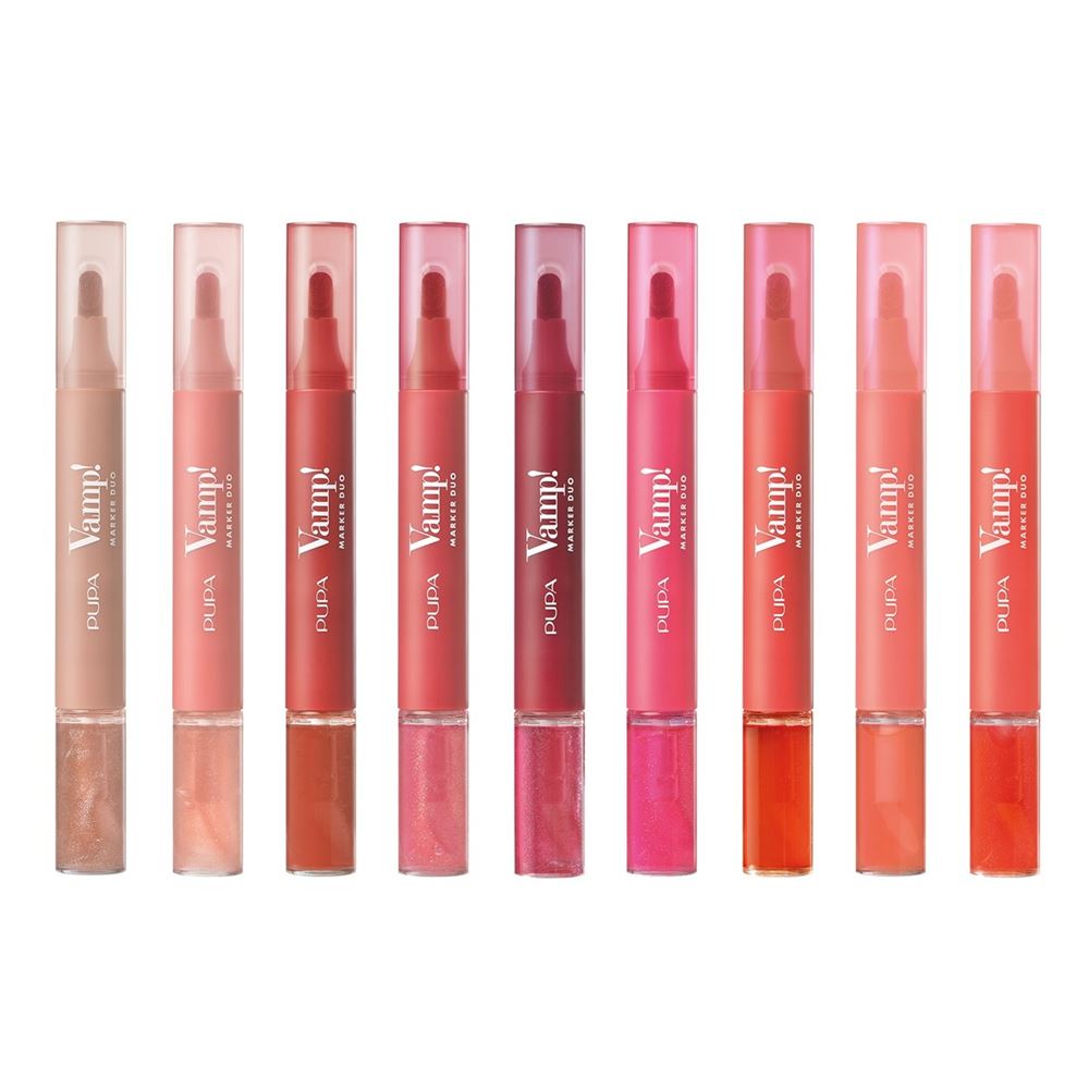 Pupa Make Up Vamp! Marker Duo Маркер и блеск для губ