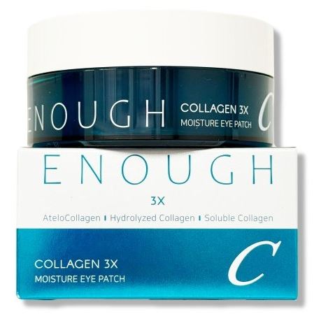 Enough Face Care 3x Collagen Moisture Eye patch Патчи коллагеновые увлажняющие