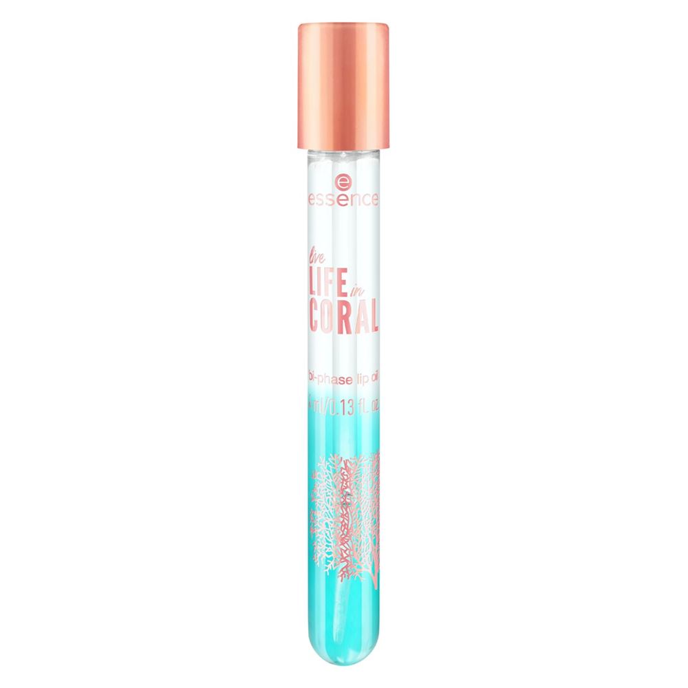 Essence Make Up Live Life in Coral Bi-Phase Lip Oil Двухфазное масло для губ 
