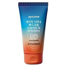 Nourishing hand cream with avocado and macadamia for dry and cracked skin 