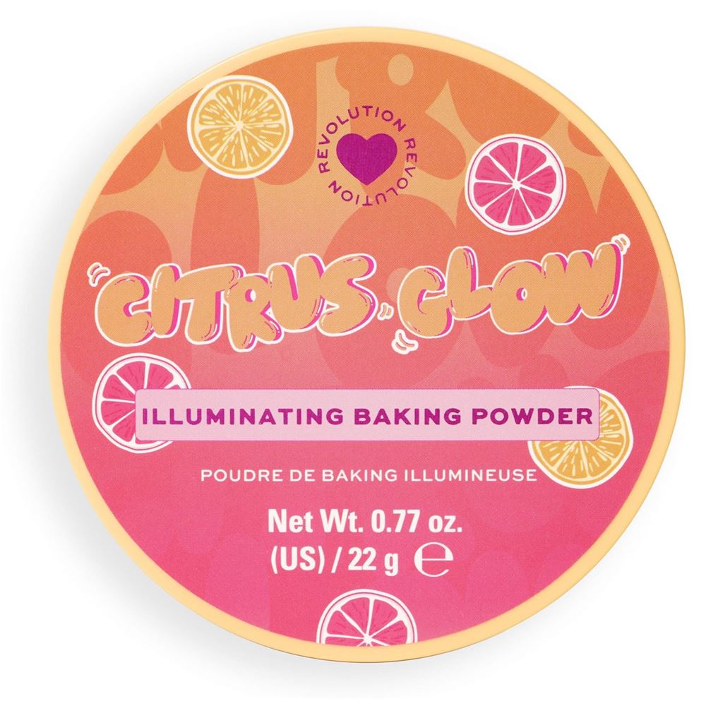 I Heart Revolution Make Up Citrus Glow Illuminating Baking Powder Пудра рассыпчатая 