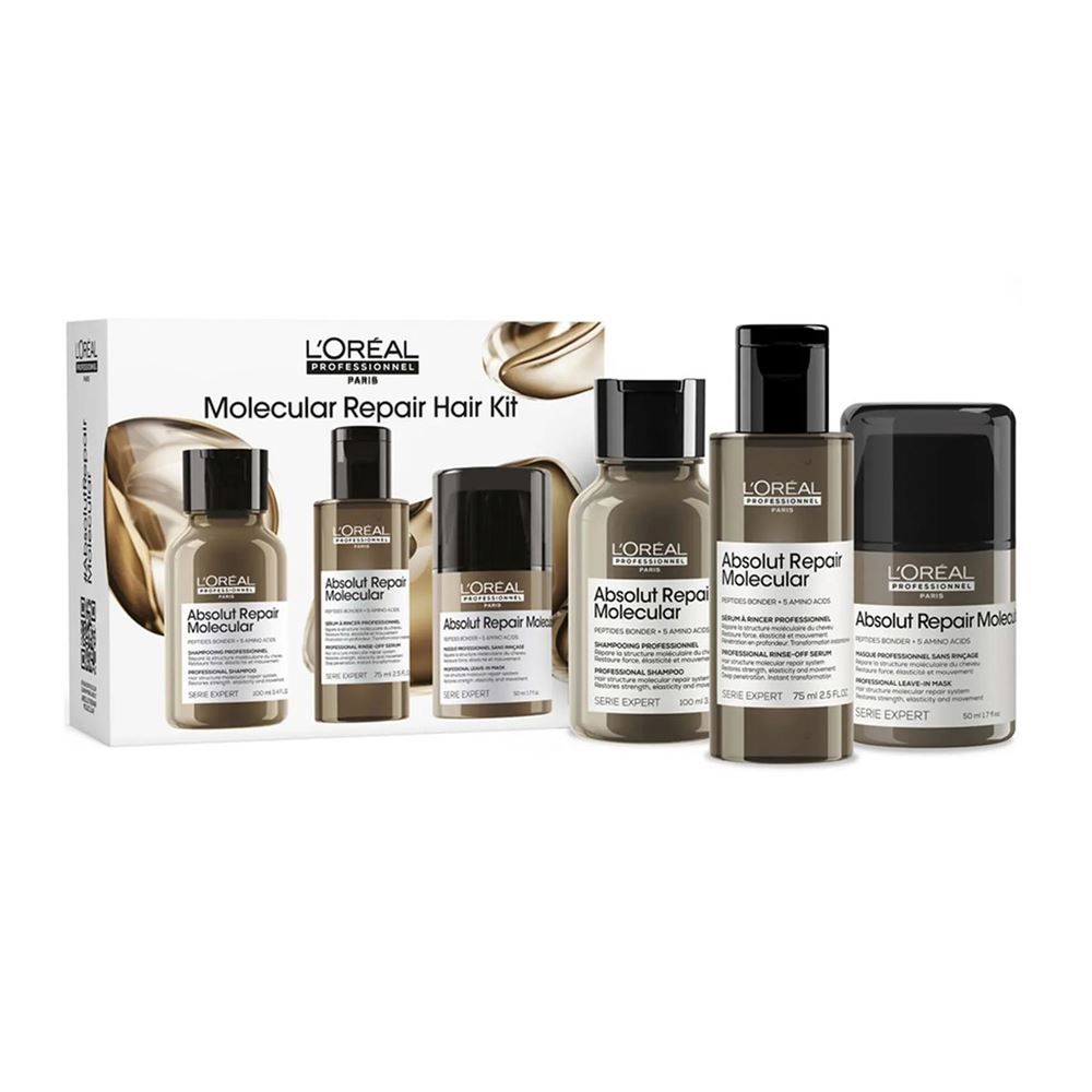 L'Oreal Professionnel Expert Lipidium Набор Molecular Trio Мини Набор для сильно поврежденных волос: шампунь, сыворотка, маска