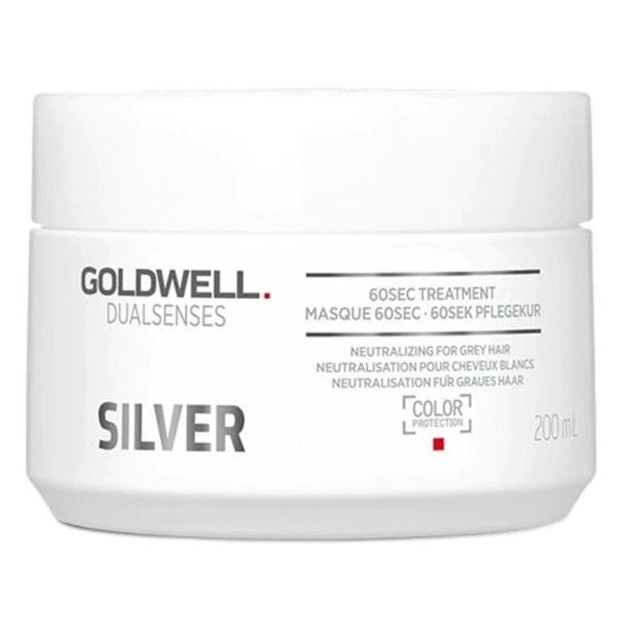 Goldwell Silver Silver 60 Second Treatment  Уход за 60 секунд для седых и светлых волос 