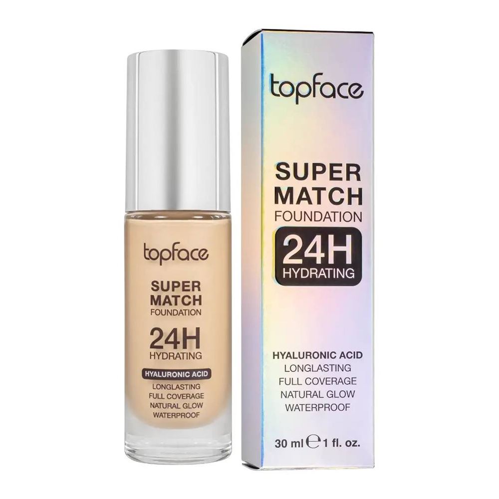 Topface Make Up Super Match 24H Foundation Тональный крем 24ч 