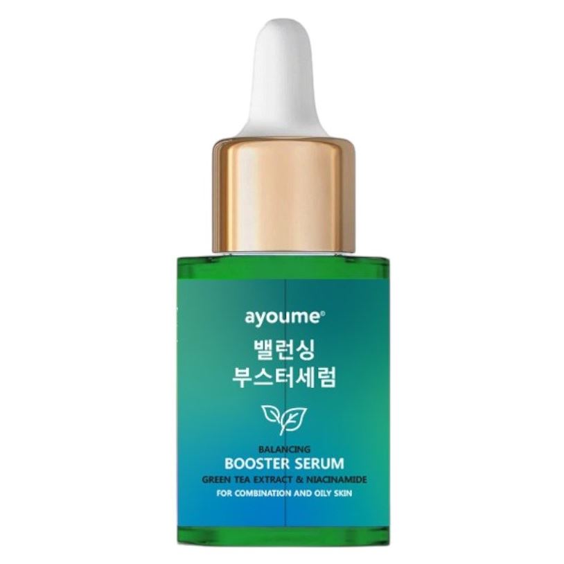 Ayoume Face Care Balancing Booster Serum - Green Tea & Niacinamide Сыворотка для лица