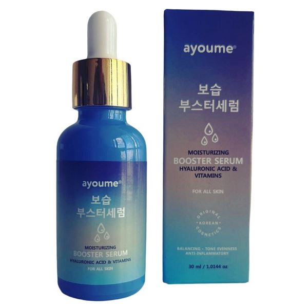 Ayoume Face Care Moisturizing Booster Serum - Hyaluronic Acid & Vitamins Сыворотка для лица увлажняющая
