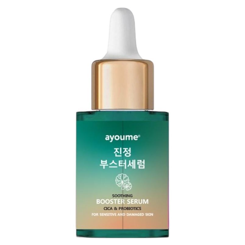 Ayoume Face Care Soothing Booster Serum- Cica & Probiotics Сыворотка для лица успокаивающая