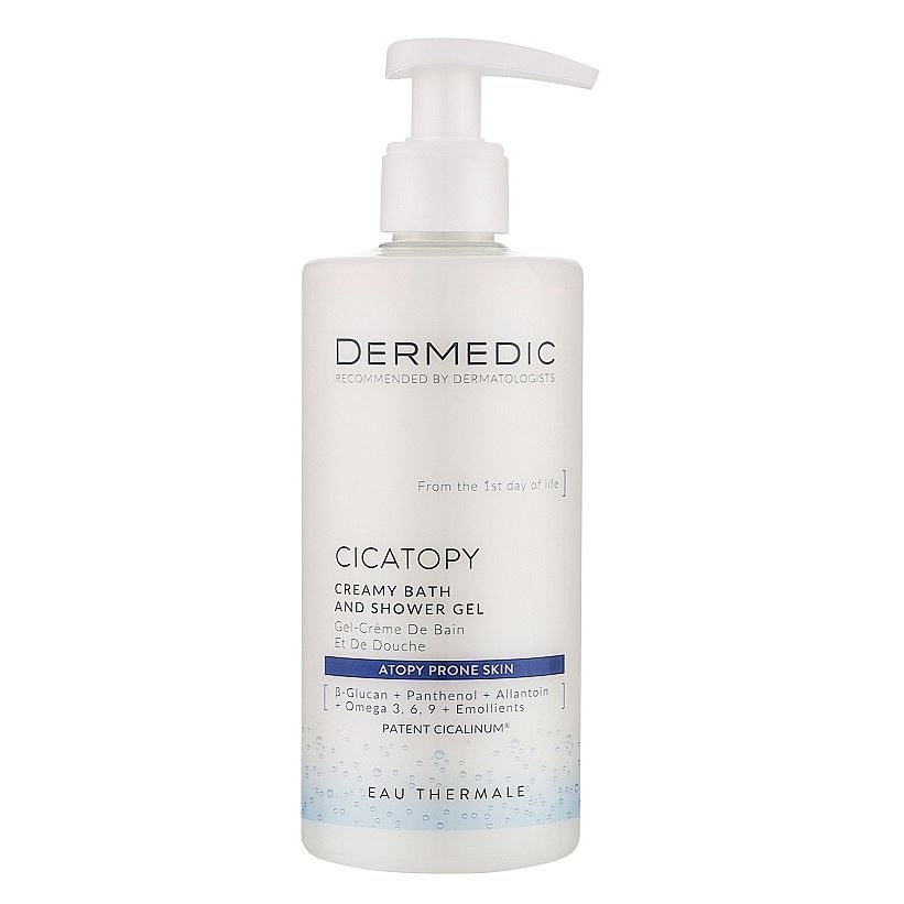 Dermedic Cicatopy / Linum Emollient Cicatopy Creamy Bath and Shower Gel Крем-гель для ванны и душа для взрослых и детей