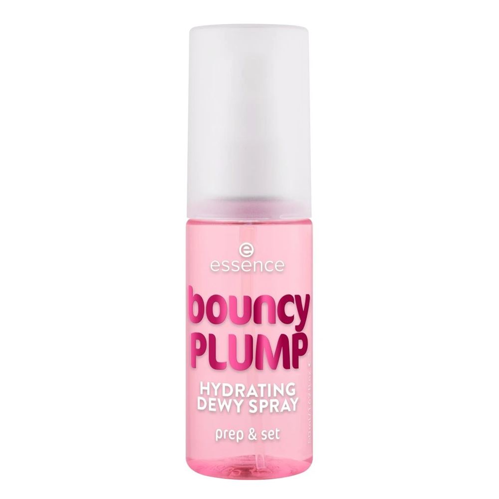 Essence Make Up Bouncy Plump Hydrating Dewy Spray Фиксирующий увлажняющий спрей для лица 