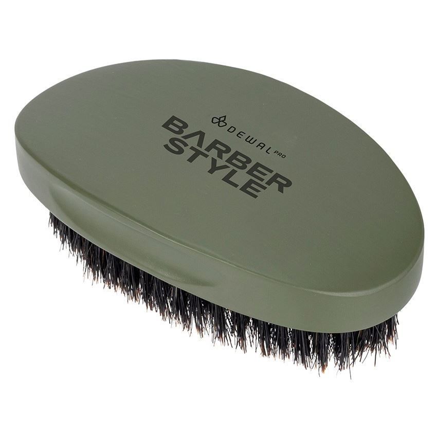 Dewal Professional Брашинги, щетки, расчески CO33 Щетка для укладки бороды и усов DEWAL "BARBER STYLE" CO33 Щетка для укладки бороды и усов, овальная, натуральная щетина