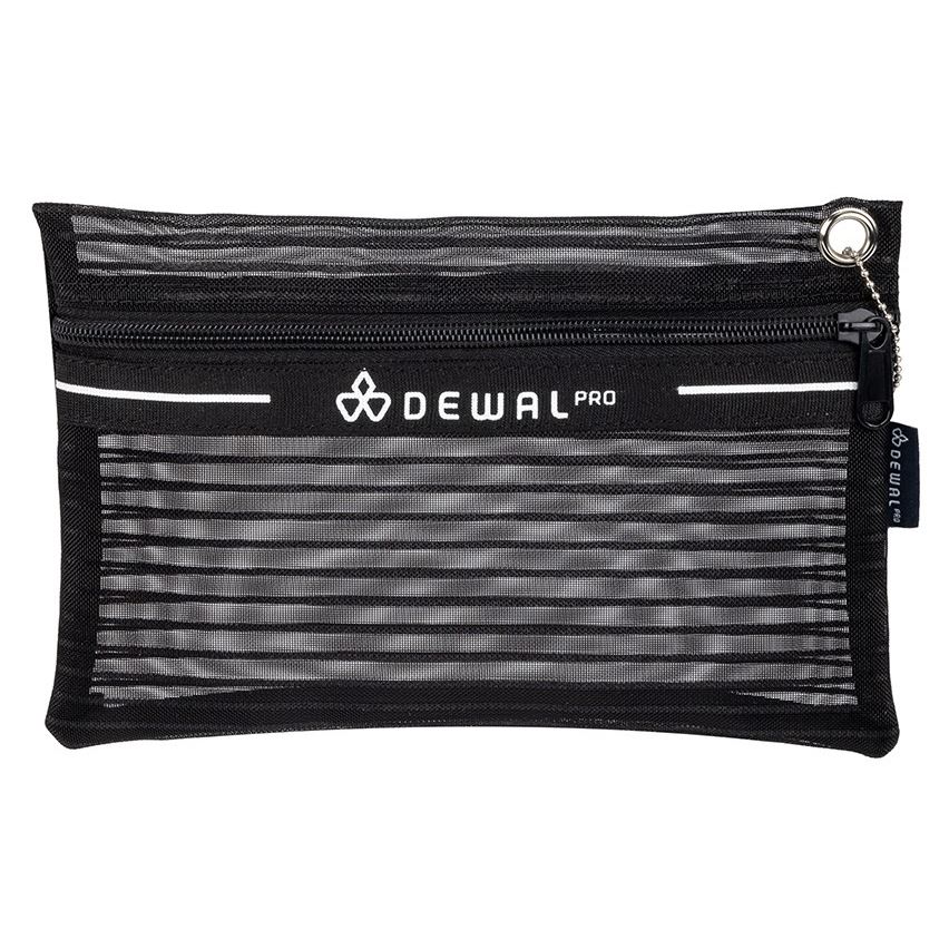 Dewal Professional Аксессуары для окрашивания и стрижки волос EW01black Косметичка для парикмахерских аксессуаров Косметичка для парикмахерских аксессуаров, полимерный материал, черная 24х16 см