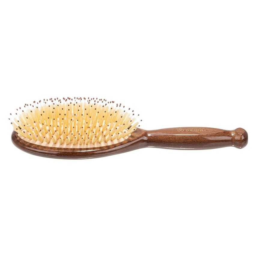 Dewal Professional Брашинги, щетки, расчески SOFT160 Щетка массажная DEWAL серия "SOFT" Щетка массажная, овальная, нейлононый штифт+ натуральная щетина, 13 рядов