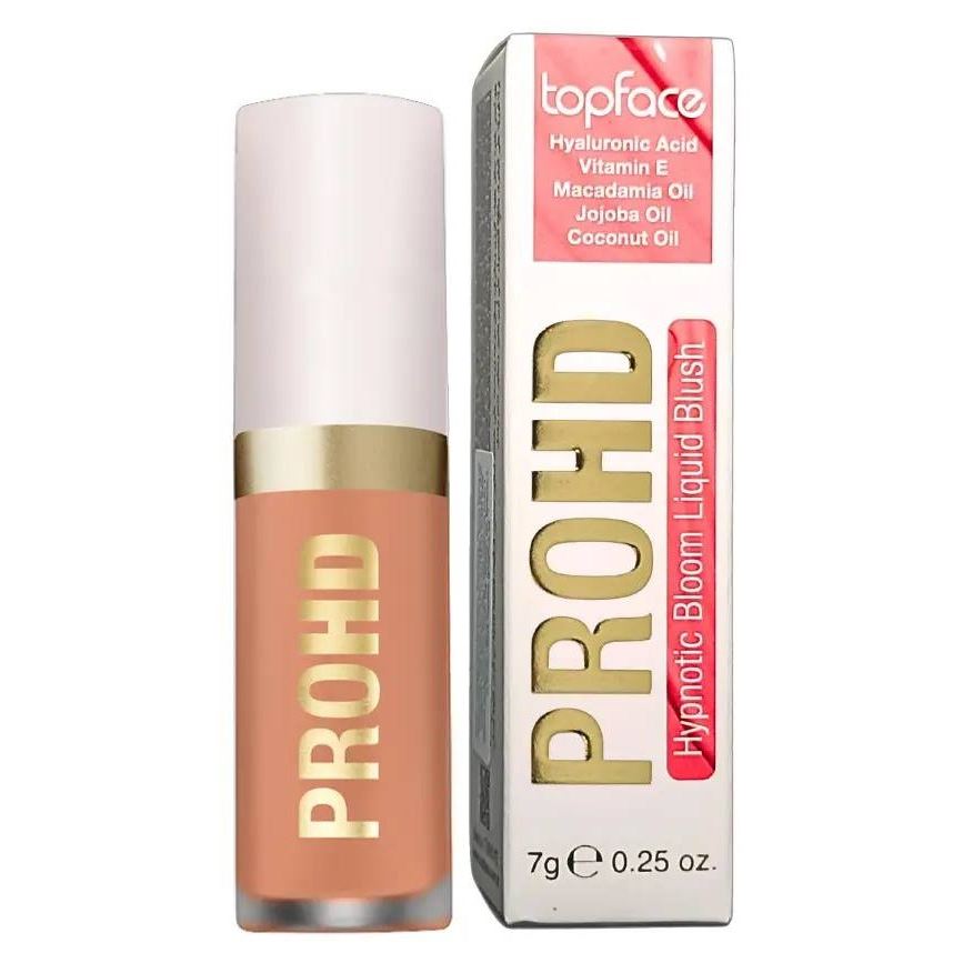 Topface Make Up ProHD Hypnotic Bloom Liquid Blush Легкие жидкие румяна с сияющим финишем