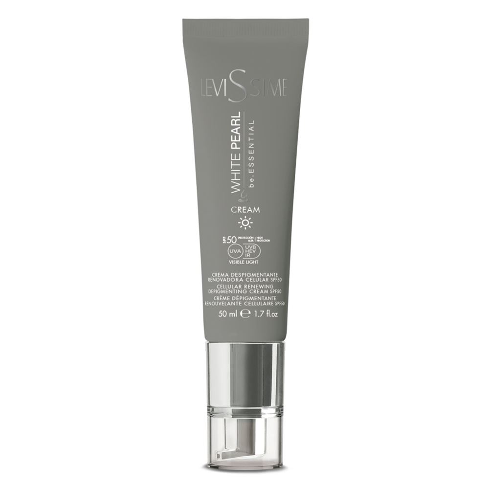 Levissime Alginate Mask Be.Essential White Pearl Cream SPF50 Отбеливающий крем