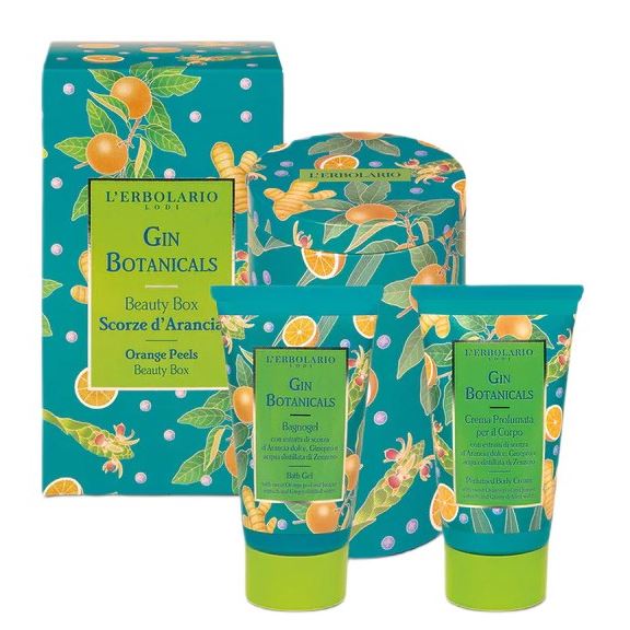 L`Erbolario Body Care Бьюти-набор Gin Botanicals Orange Peels Набор: Гель для душа и ванны, Крем для тела 