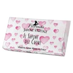 Мыло туалетное твердое "Сердца" Cuore Rosa / Нежное Сердце