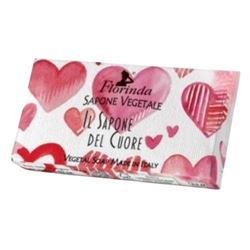 Мыло туалетное твердое "Сердца" Cuore Rosso / Любящее Сердце 