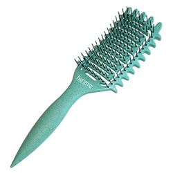 h10687 Nylon Щетка массажная 9 рядов из экологичного пластика с добавлением соломенного волокна 