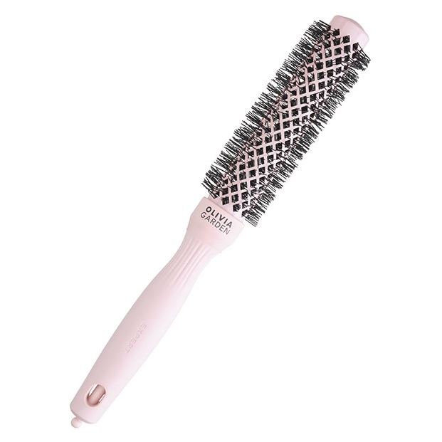 Olivia Garden Брашинги для волос ID2221 Expert Blowout Speed Wavy Bristles Pastel Pink 25 мм Термобрашинг для волос