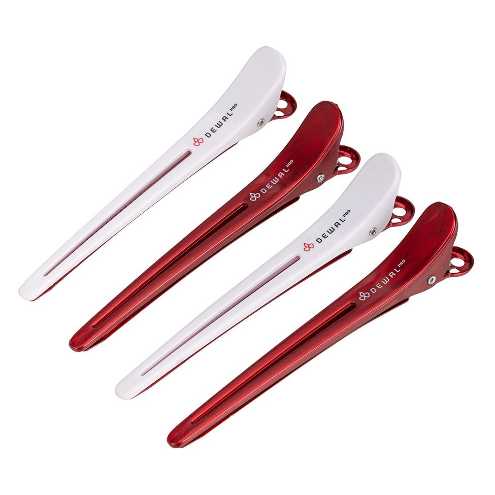 Dewal Professional Аксессуары для волос NY4 Зажим для волос DEWAL "Новый год", цветной, пластик, металл 11 см, 4шт/уп NY4 Зажим для волос DEWAL "Новый год", цветной, пластик, металл 11 см, 4шт/уп