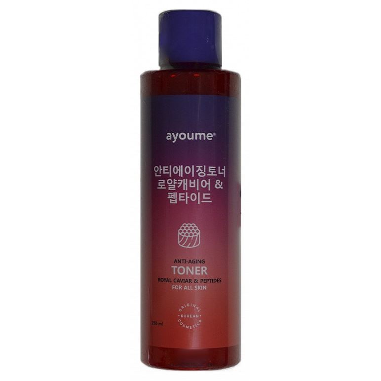 Ayoume Face Care Anti-Aging Toner - Royal Caviar & Peptides Тонер для лица антивозрастной с королевской икрой и пептидами
