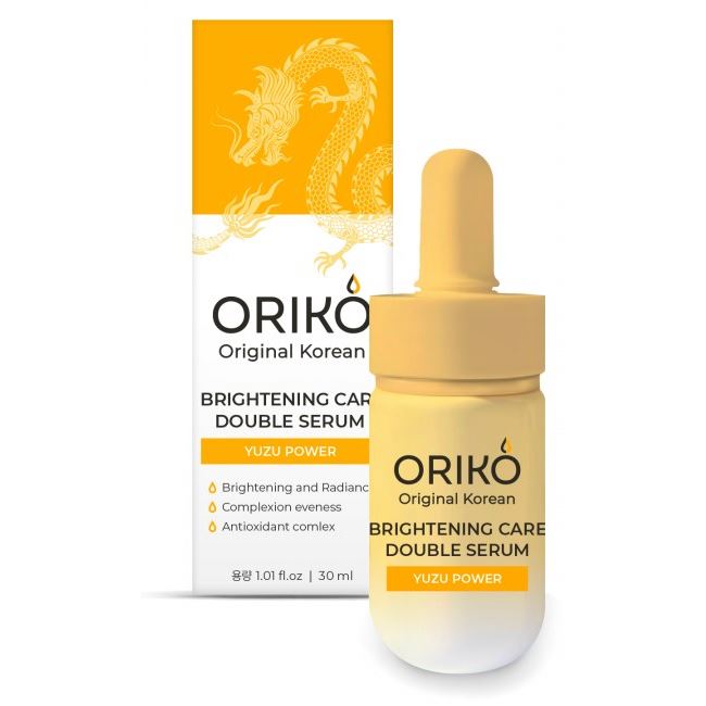 ORIKO Original Korean Brightening Care Brightening Care Double Serum With Yuzu Extract Двухфазная сыворотка для лица с экстрактом юдзу, выравнивающая тон кожи