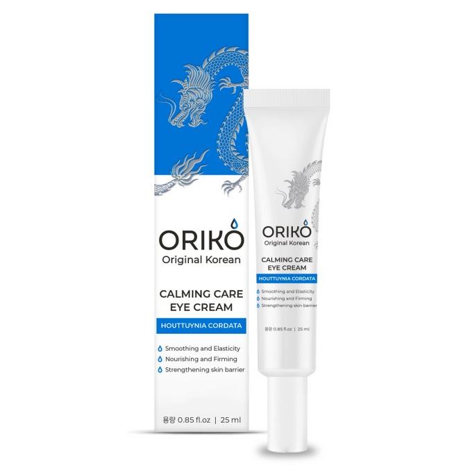 ORIKO Original Korean Calming Care Calming Care Eye Cream With Houttuynia Cordata Extract  Успокаивающий крем для век с экстрактом хауттюйнии и гиалуроновой кислотой 