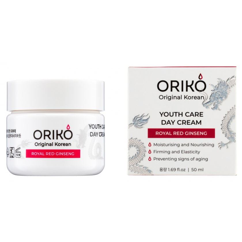 ORIKO Original Korean Royal Red Ginseng Youth Care Royal Red Ginseng Youth Care Day Cream Увлажняющий дневной крем с экстрактом красного женьшеня против первых морщин 