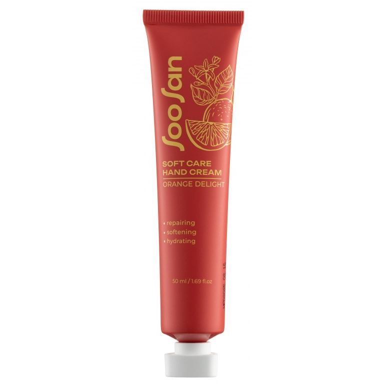 SooSan Body Care Soft Care Hand Cream Orange Delight  Увлажняющий крем для рук с ароматом апельсина 