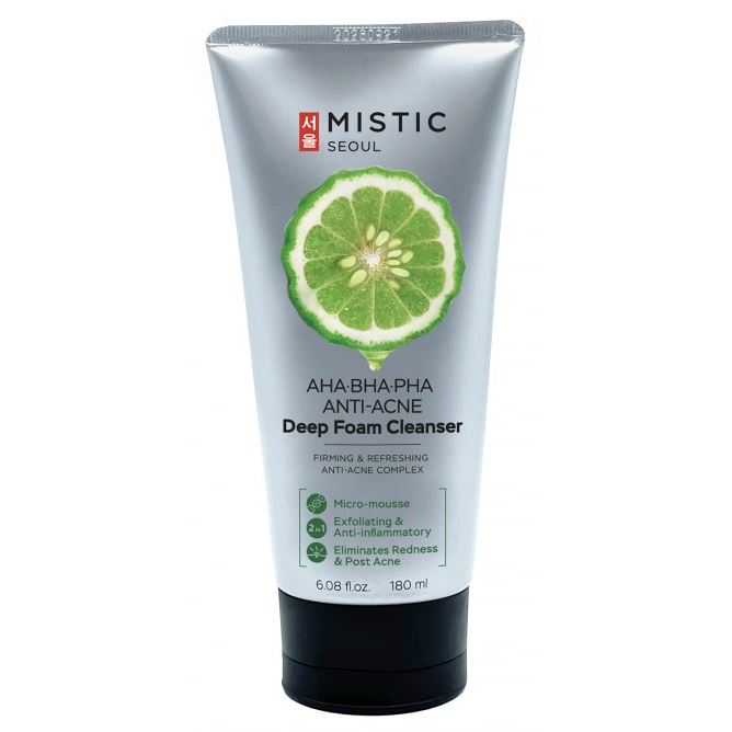 Mistic Care AHA·BHA·PHA ANTI-ACNE Deep Foam Cleanser  Глубокоочищающая пенка для умывания против акне  