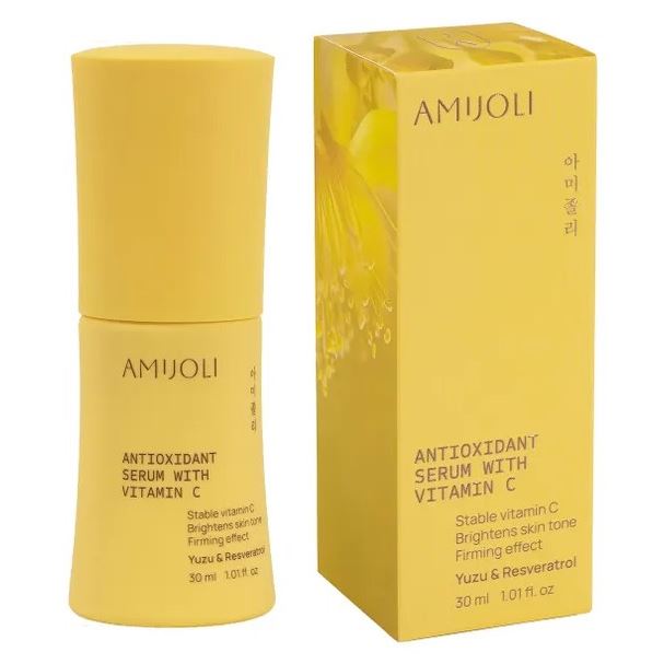 AMIJOLI Antioxidant Antioxidant Serum With Vitamin C Yuzu & Resveratrol  Антиоксидантная сыворотка с витамином С, экстрактом юдзу и ресвератролом