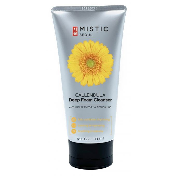 Mistic Care Callendula & Сhamomile Deep Foam Cleanser Глубокоочищающая пенка для умывания с экстрактом календулы и ромашки 