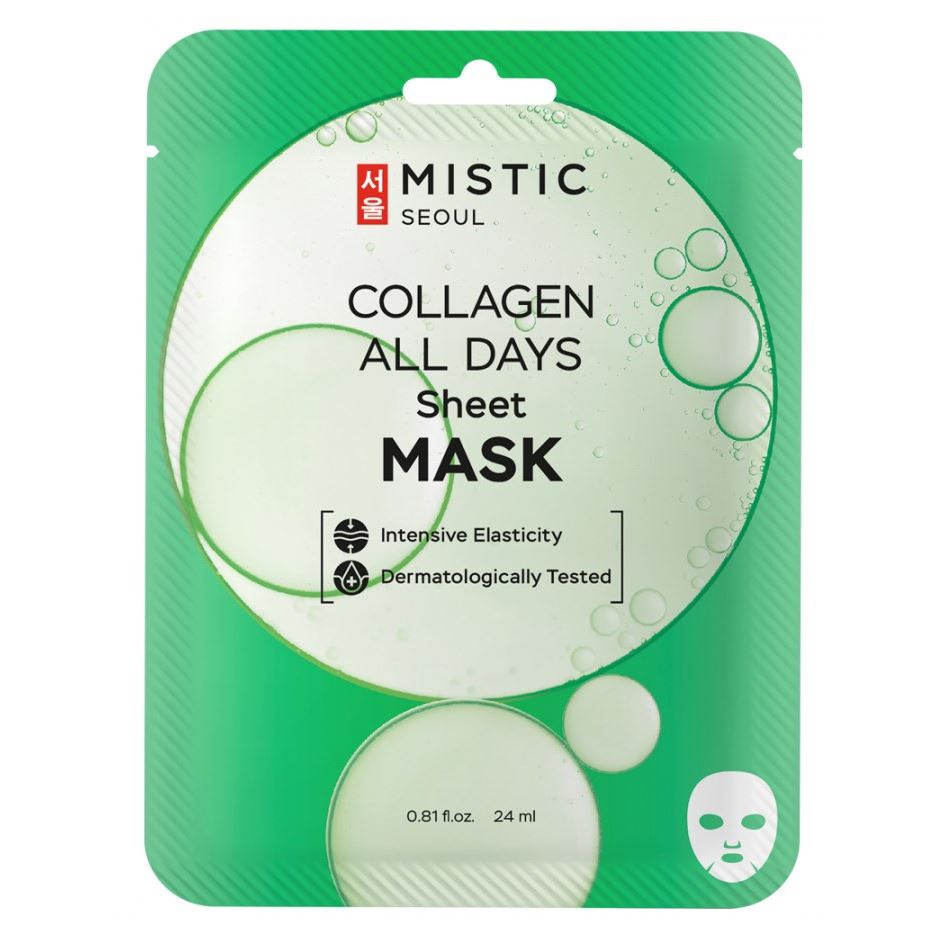 Mistic Care Collagen All Days Sheet mask  Тканевая маска для лица с коллагеном 