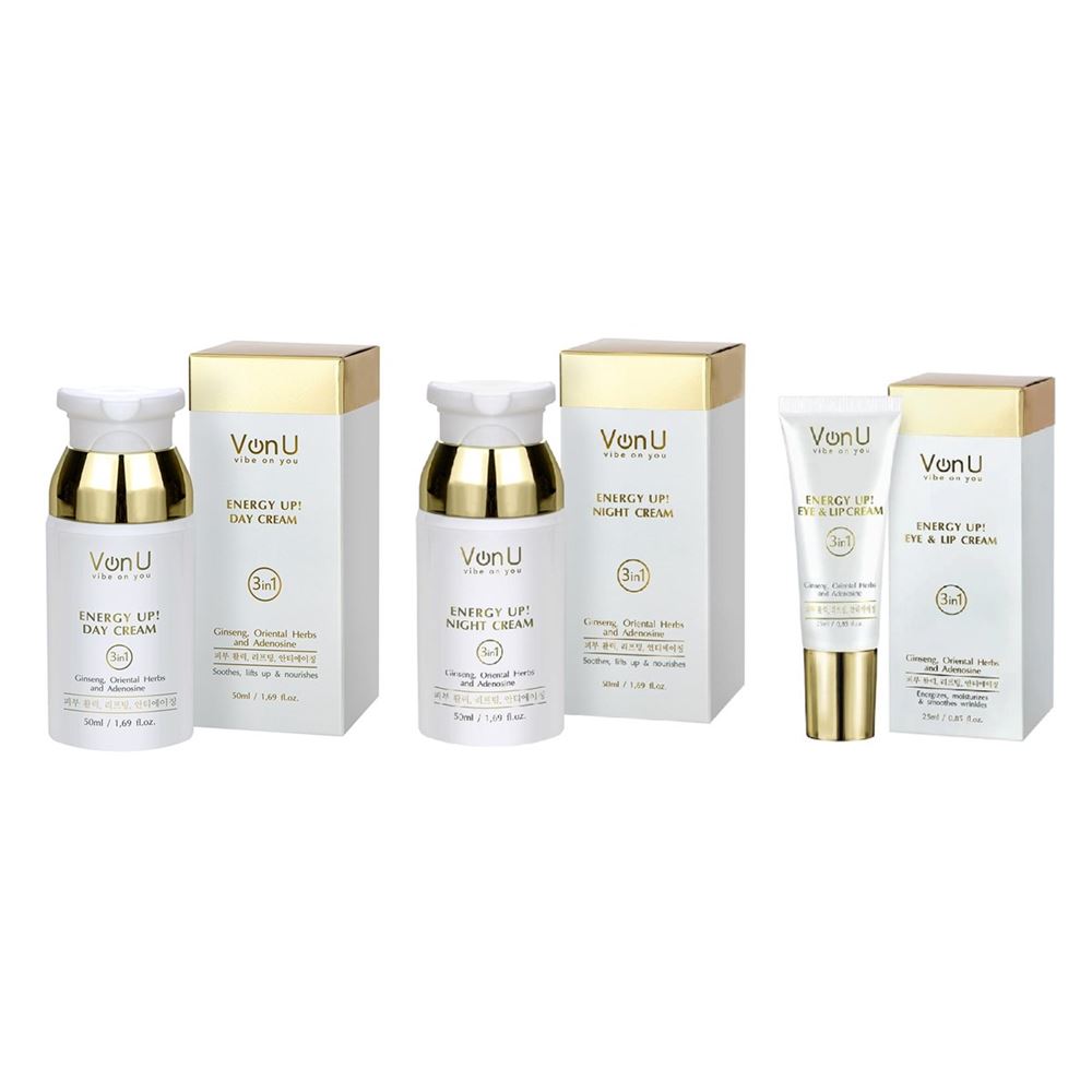 Von-U Наборы Набор ENERGY UP! First step skin care set  Набор: дневной крем, ночной крем 