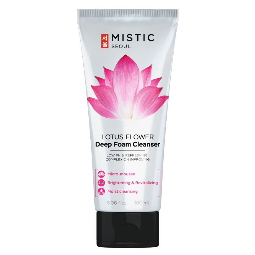 Mistic Care Lotos Flower Creamy Foam Cleanser  Кремовая пенка для умывания экстрактом цветков лотоса 
