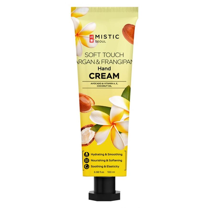 Mistic Care Soft Touch Argan & Frangipani Hand Cream Питательный крем для рук для очень сухой кожи с аргановым маслом и экстрактом цветков франжипани 
