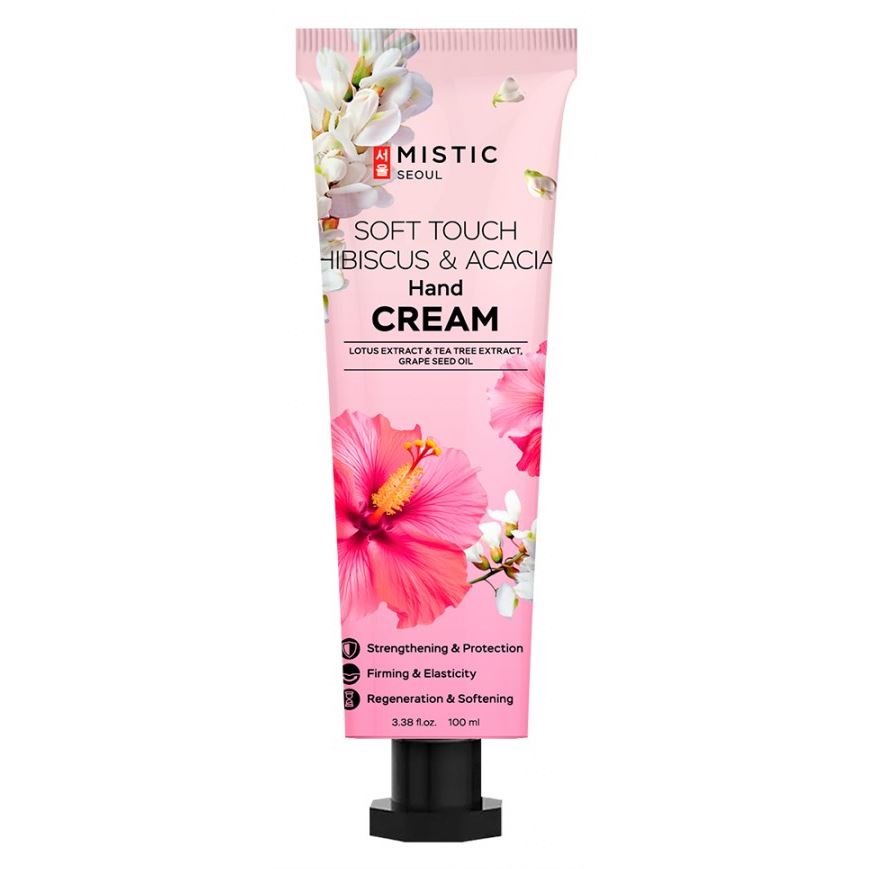 Mistic Care Soft Touch  Hibiscus & Acacia Hand Cream  Крем для рук питательный с антиоксидантным эффектом с экстрактами гибискуса и акации 